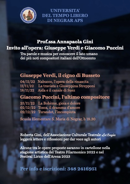 Invito all'opera: Giuseppe Verdi e Giacomo Puccini
